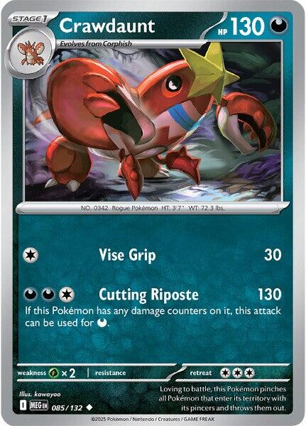 Crawdaunt (085/132) [Mega Evolutions: Base Set]