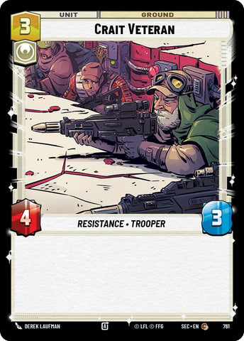 Crait Veteran (761) (Foil) (761) [Secrets of Power]