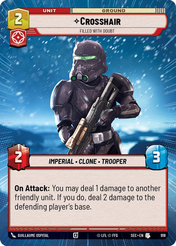 Crosshair - Filled With Doubt (Hyperspace Foil) (918) (918) [Secrets of Power]