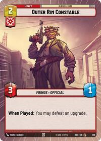 Outer Rim Constable (Hyperspace Foil) [Secrets of Power]