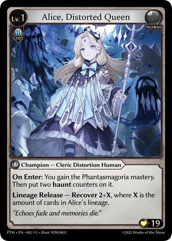 Alice, Distorted Queen (002) [Phantom Monarchs]