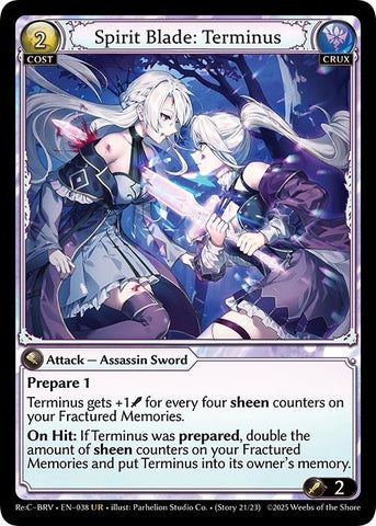 Spirit Blade: Terminus (CSR) (038) [Merlin Re: Collection, Brilliant Vestige]