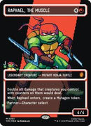 Raphael, the Muscle (0091) (Borderless) (Surge Foil) [Commander: Teenage Mutant Ninja Turtles]