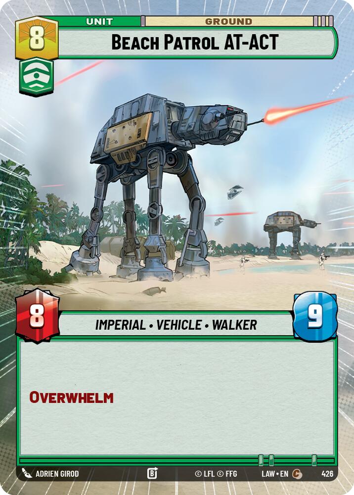Beach Patrol AT-ACT (426) (Hyperspace) (426) [A Lawless Time]