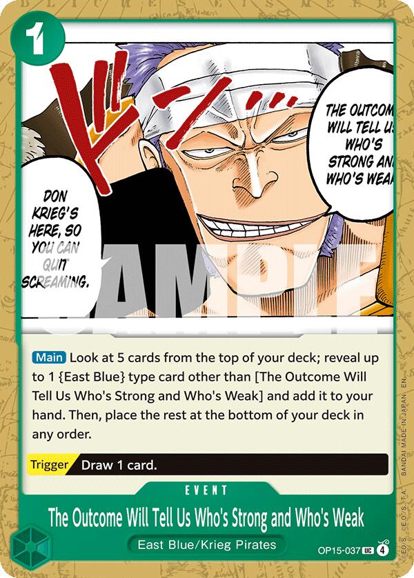 The Outcome Will Tell Us Who's Strong and Who's Weak [Adventure on Kami's Island]