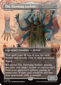 The Dawning Archaic (Borderless) [Secrets of Strixhaven]
