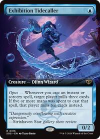 Exhibition Tidecaller (Extended Art) [Secrets of Strixhaven]
