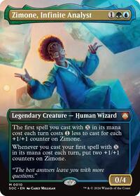 Zimone, Infinite Analyst (Borderless) [Commander: Secrets of Strixhaven]