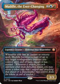 Muddle, the Ever-Changing (Borderless) [Commander: Secrets of Strixhaven]