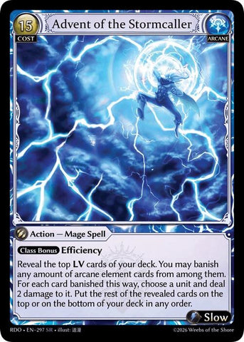 Advent of the Stormcaller (297) [Radiant Origins]