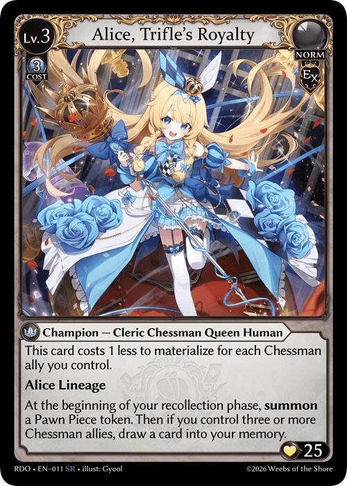 Alice, Trifle's Royalty (11) [Radiant Origins]
