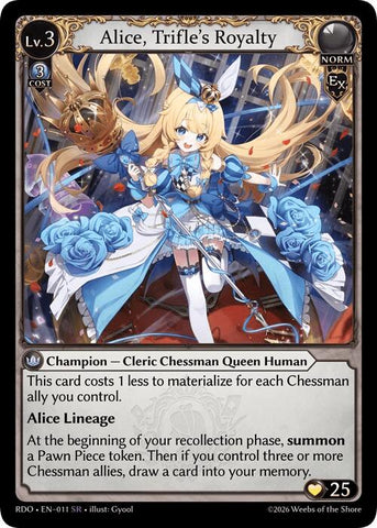 Alice, Trifle's Royalty (11) [Radiant Origins]