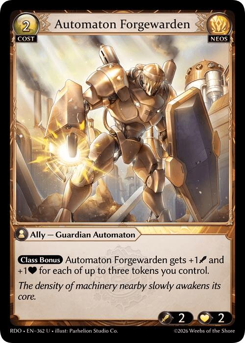 Automaton Forgewarden (362) [Radiant Origins]