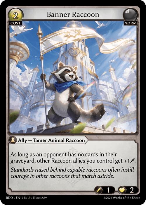 Banner Raccoon (53) [Radiant Origins]