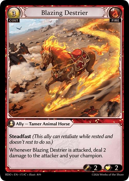 Blazing Destrier (173) [Radiant Origins]