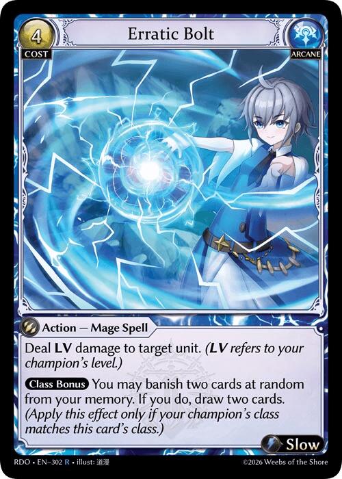 Erratic Bolt (302) [Radiant Origins]