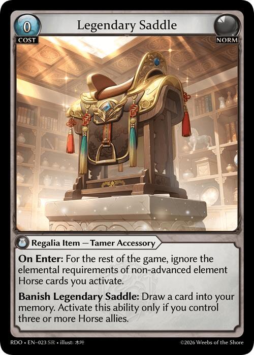 Legendary Saddle (23) [Radiant Origins]