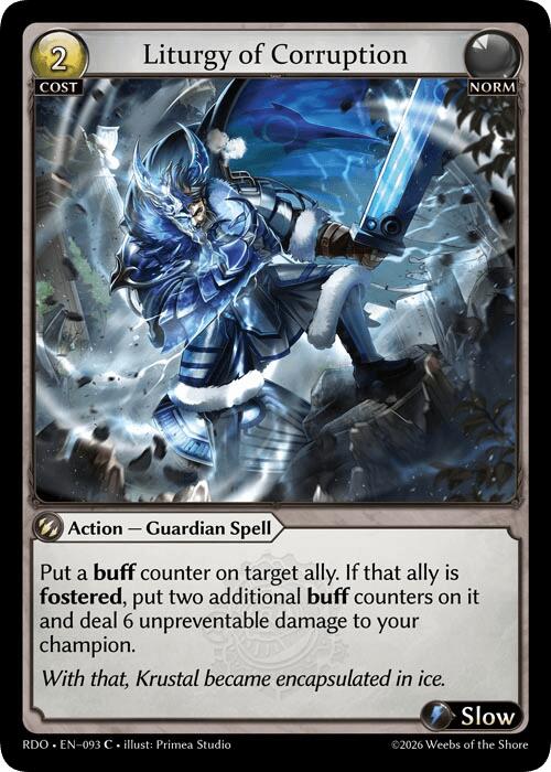 Liturgy of Corruption (93) [Radiant Origins]