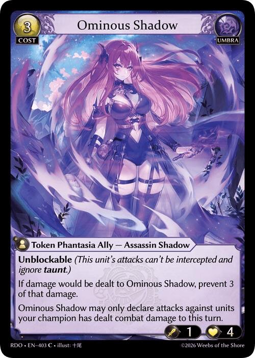 Ominous Shadow (403) [Radiant Origins]