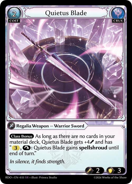 Quietus Blade (33) [Radiant Origins]