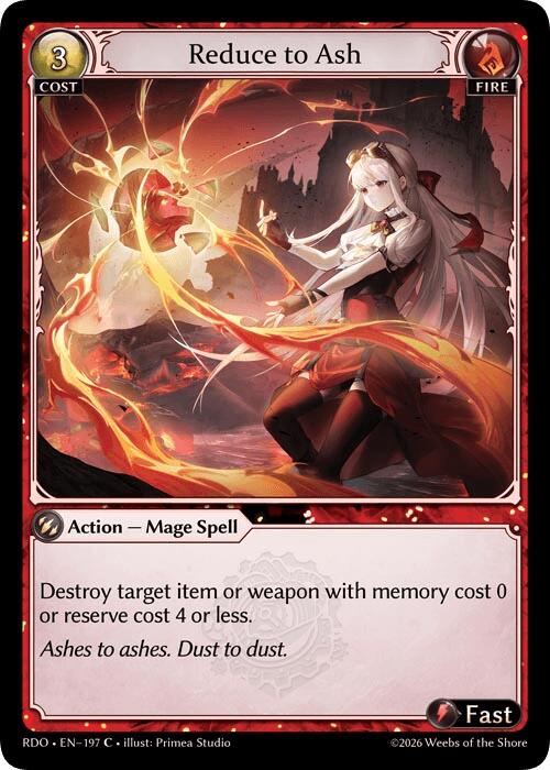 Reduce to Ash (197) [Radiant Origins]