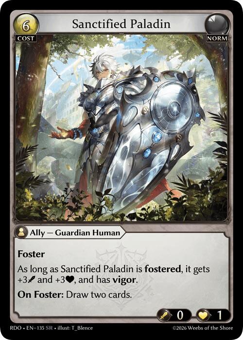 Sanctified Paladin (135) [Radiant Origins]
