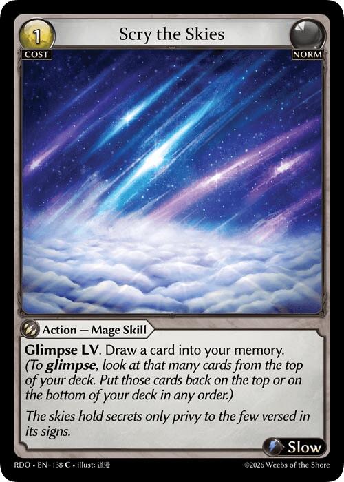 Scry the Skies (138) [Radiant Origins]