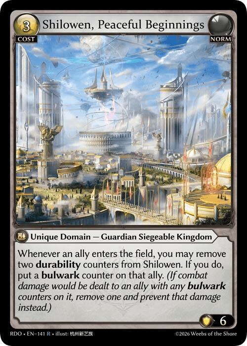 Shilowen, Peaceful Beginnings (141) [Radiant Origins]