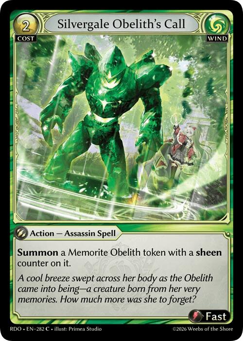 Silvergale Obelith's Call (282) [Radiant Origins]