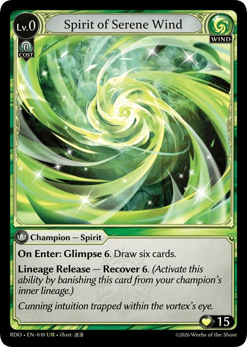 Spirit of Serene Wind (10) [Radiant Origins]