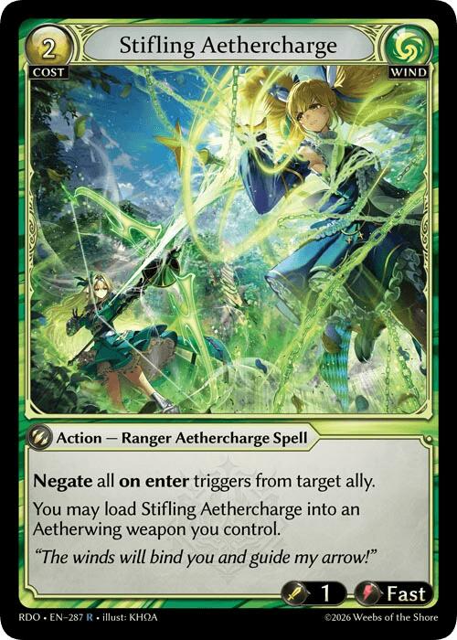 Stifling Aethercharge (287) [Radiant Origins]