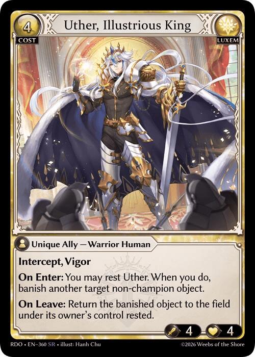 Uther, Illustrious King (360) [Radiant Origins]