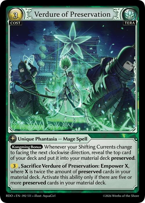 Verdure of Preservation (392) [Radiant Origins]