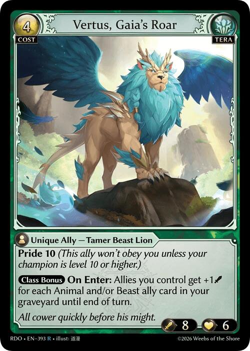 Vertus, Gaia's Roar (393) [Radiant Origins]