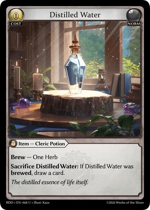 Distilled Water (Curio Foil) (68) [Radiant Origins]