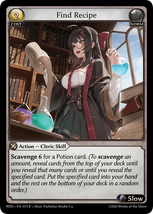 Find Recipe (Curio Foil) (75) [Radiant Origins]
