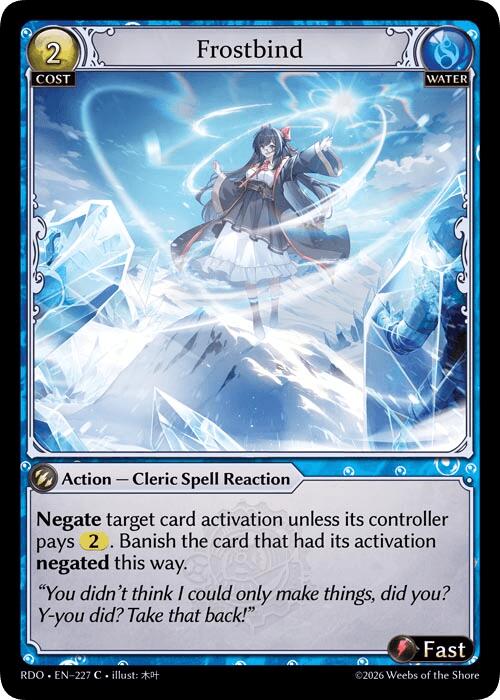 Frostbind (Curio Foil) (227) [Radiant Origins]