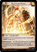Reactivate Drone (Curio Foil) (368) [Radiant Origins]