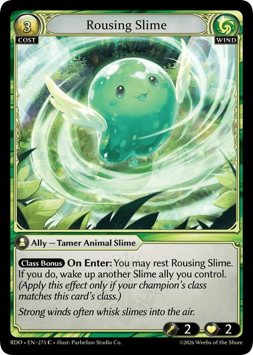 Rousing Slime (Curio Foil) (275) [Radiant Origins]