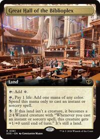 Great Hall of the Biblioplex (Extended Art) [Secrets of Strixhaven]