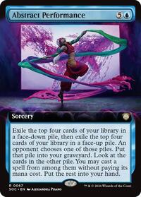 Abstract Performance (Extended Art) [Commander: Secrets of Strixhaven]