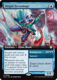 Dirgur Focusmage (Extended Art) [Commander: Secrets of Strixhaven]