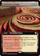 Turbulent Steppe (Extended Art) [Commander: Secrets of Strixhaven]