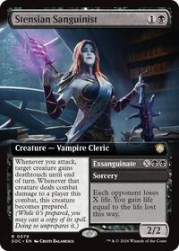 Stensian Sanguinist (Extended Art) [Commander: Secrets of Strixhaven]