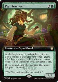 Pest Rescuer (Extended Art) [Commander: Secrets of Strixhaven]