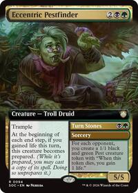 Eccentric Pestfinder (Extended Art) [Commander: Secrets of Strixhaven]