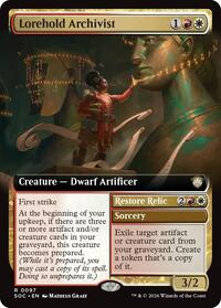 Lorehold Archivist (Extended Art) [Commander: Secrets of Strixhaven]