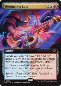 Resonating Lute (Extended Art) [Secrets of Strixhaven]