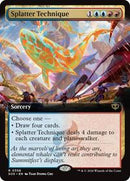 Splatter Technique (Extended Art) [Secrets of Strixhaven]
