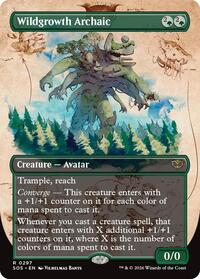 Wildgrowth Archaic (Borderless) [Secrets of Strixhaven]